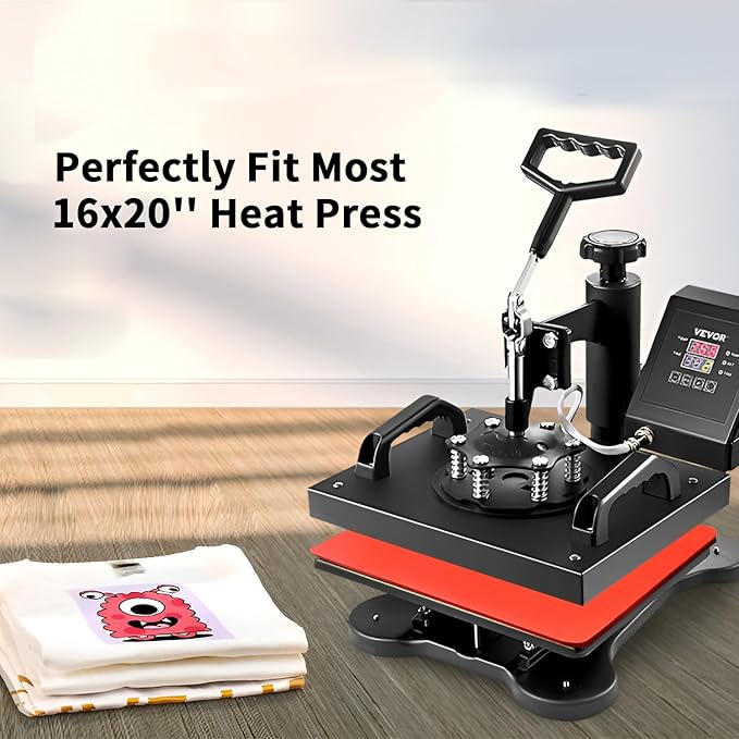Heat Press Mat - 16x20 Inch Heat Resistant Insulation Silicone Pad for Heat Press Vinyl HTV Transfer Ironing