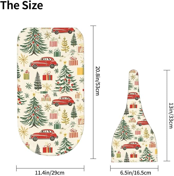 Christmas Baby Swaddle Blanket and Hat Set for Newborn Boys Girls Soft Infant Wrap Sleep Christmas Tree Gift
