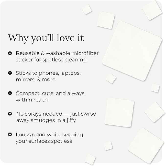 Restickable Cleaning Pads – Reusable, Washable, Multi-Surface Cleaner for Home & Kitchen, Ivory