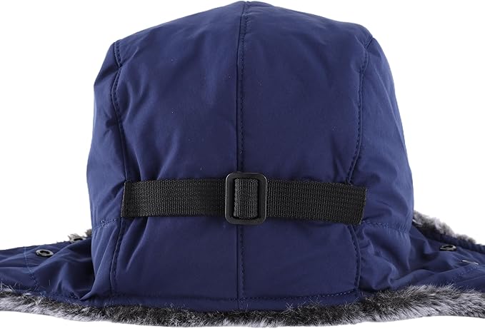 Connectyle Trapper Hat for Men Women Faux Fur Winter Hat with Ear Flaps Water-Resistant Hunting Hats Ushanka Skiing Cap