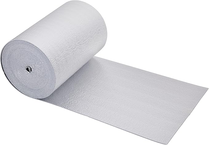 INSULATION MARKETPLACE SmartSHIELD -3mm 16 inchx25Ft Reflective Insulation roll, Foam Core Radiant Barrier, Thermal Insulation Shield - Engineered Foil