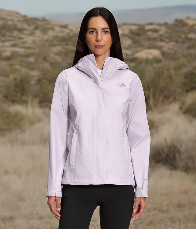 THE NORTH FACE Women's Venture 2 Waterproof Hooded Rain Jacket | Raincoat With Breathable Dryvent 2.5l Fabric, Pit-zips