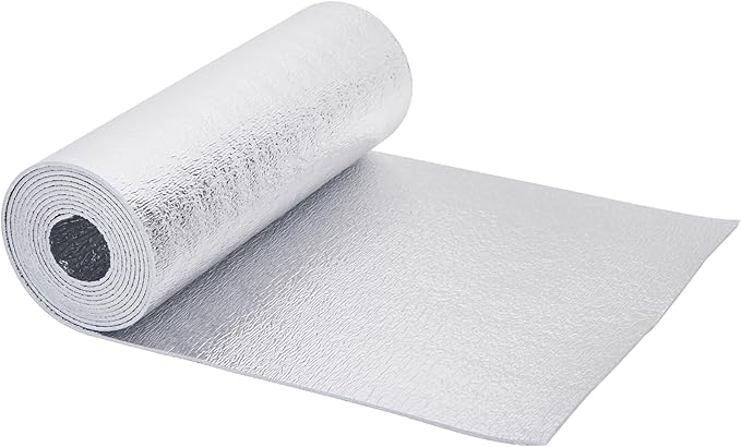INSULATION MARKETPLACE SmartSHIELD -3mm 16inx10Ft ReflectiveINSULATION roll, Foam Core Radiant Barrier, ThermalINSULATION Shield - Engineered Foil