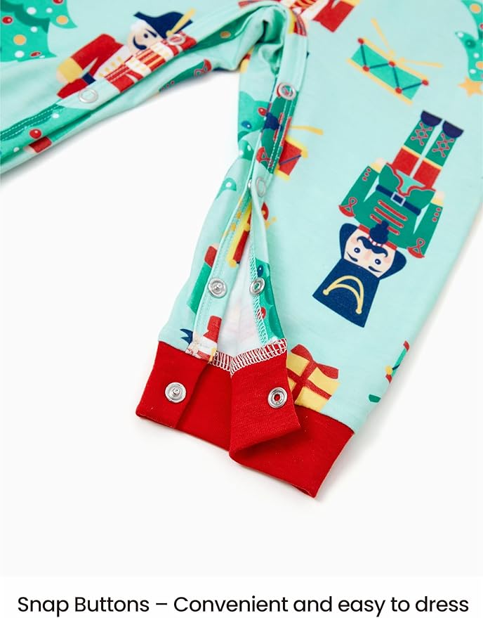 PATPAT Christmas Family Matching Pajama Sets Includes Christmas Socks - Perfect for Family Photos & Holiday Celebrations