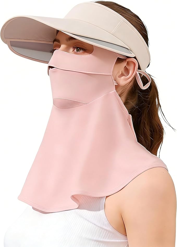 Face Cover for Sun Protection UPF 50+ UV Neck Protection UV Face Mask Covering Eye