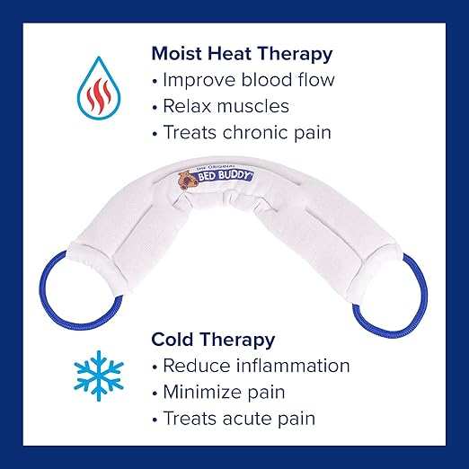 Bed Buddy Microwave Heat Pad, 3 Pack, Cooling Neck Wrap, Microwave Heating Pad for Sore Muscles, Cold Wrap Pack for Aches and Pain, Microwave Neck Wrap, Heat Pack