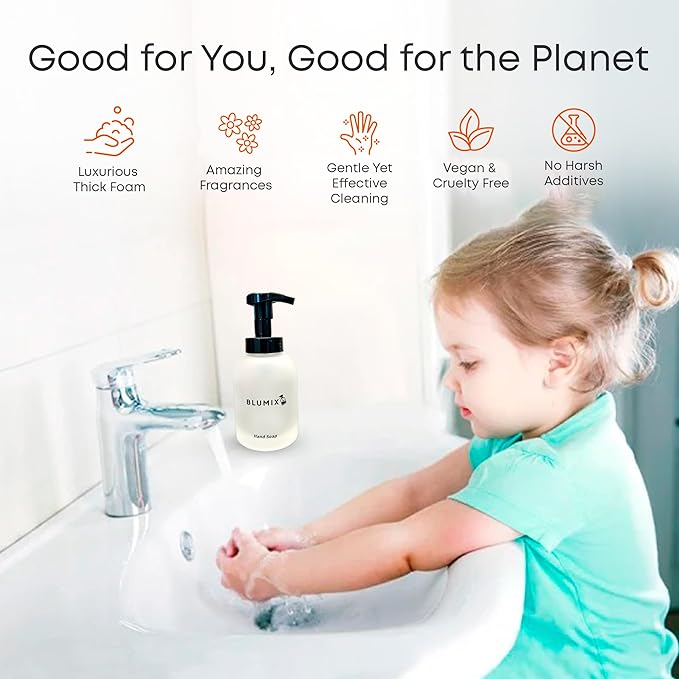 Foaming Hand Soap Tablet Refill – 6 Pack | Lilac Scent | Eco-Friendly, Non-Toxic, Plastic-Free, Zero Waste, Just-Add-Water | Safe for Kids, Home & Travel (Lilac)