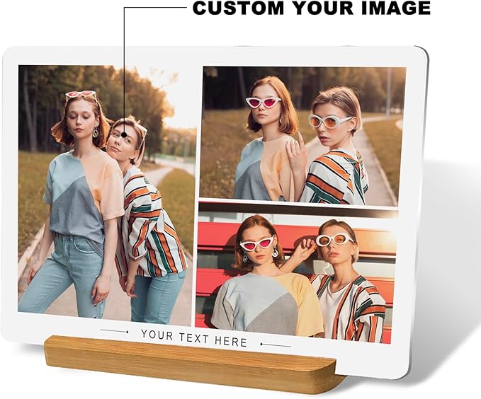Custom Style Custom Metal Photo Prints,Customize Your own Picture Frame,Personalized Metal Picture Gift for Family and Lovers