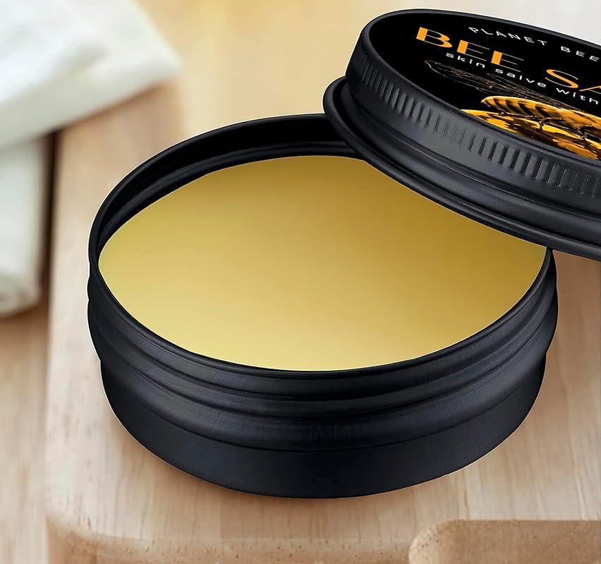 Salve, Hand Salve, Healing Balm, Dry Skin Salve with Beeswax and Propolis, Skin Repair, Moisturizer, All Natural, Planet Bee Apiary UNSCENTED BEE SALVE 1oz