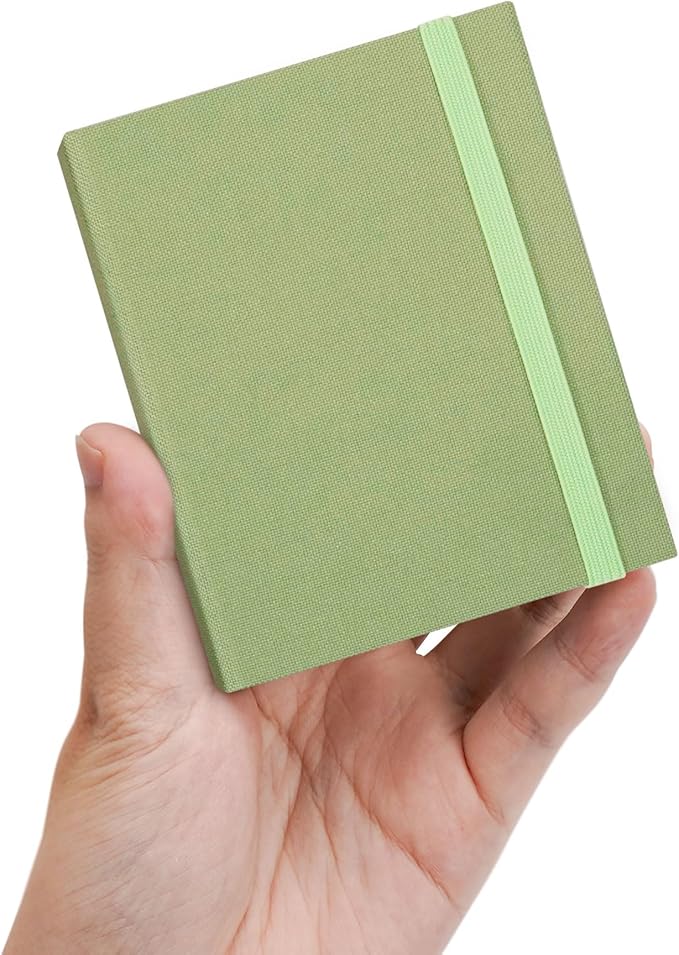Vienrose Polaroid Photo Album Binding Cloth Photo Book for Instax Fuji 2 x3 Inch Photo Fits Fujifilm Mini 12 11 9 Snap PIC-300 52 Pockets 1 Pack, Grass Green