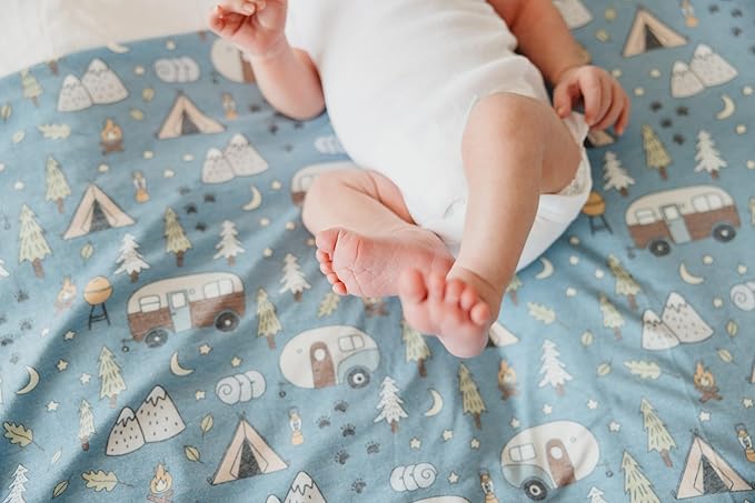 Copper Pearl Baby Swaddle Blanket - Premium Knit Baby Blanket, Large Soft Stretchy Receiving Blankets for Baby Boy and Girl, Swaddles for Newborn, Infant, and Toddler (Bridger)