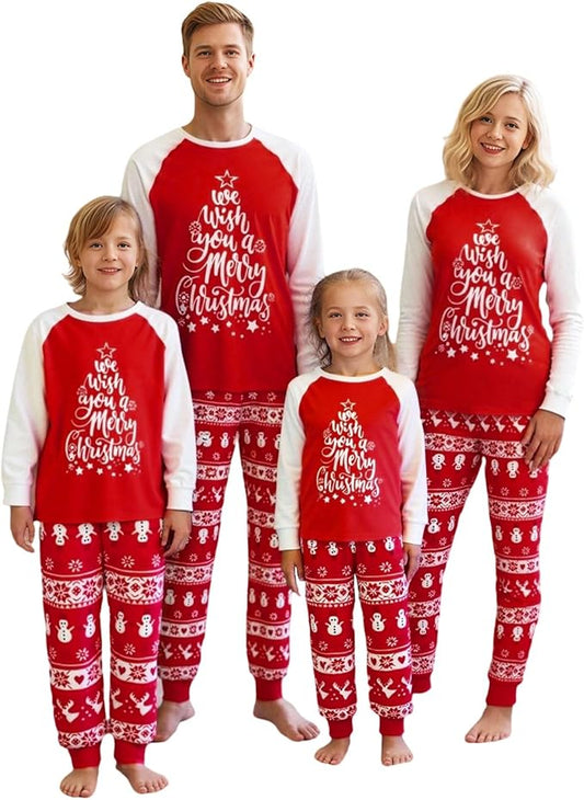 Christmas Pajamas for Family Matching Family Christmas Pajamas Set PJS Holiday Xmas Family Jammies Sleepwear