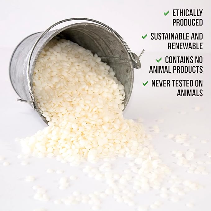 American Soy Organics- 45 lb of Freedom Soy Wax Beads for Candle Making – Microwavable Soy Wax Beads – Premium Soy Candle Making Supplies