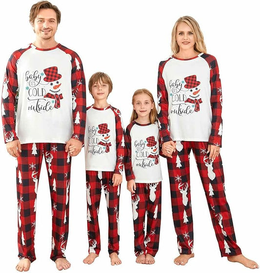 Christmas Pajamas for Family Matching Family Christmas Pajamas Set PJS Holiday Xmas Family Jammies Sleepwear