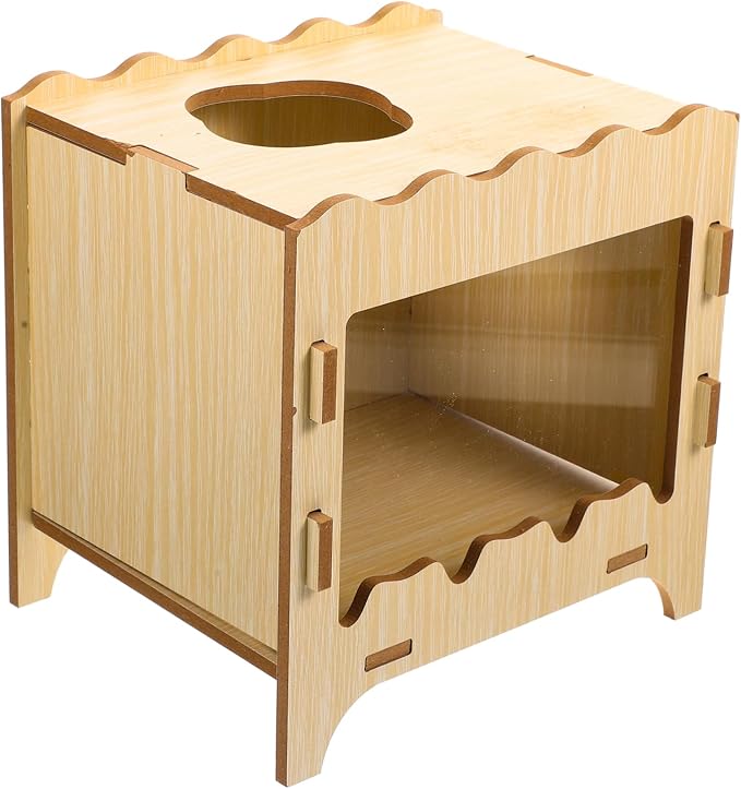 KESYOO Hamster Digging House Toy Soft Wood Nest Thick Bedding for Hamster Hideout Creative PET Plaything Small Animal Digging Box