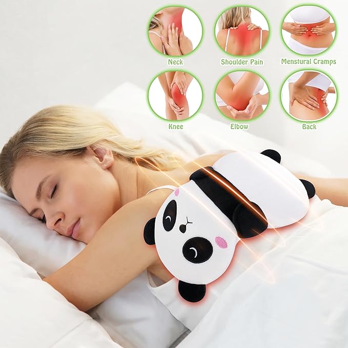 Panda Microwavable Heating Pad for Period Cramps,Cute Animal Microwave Heating Pad for Kids Women,Panda Plush Heated Pad for Birthday Mother's Day,Heating Pads for Pain Relief with Lavender Scented