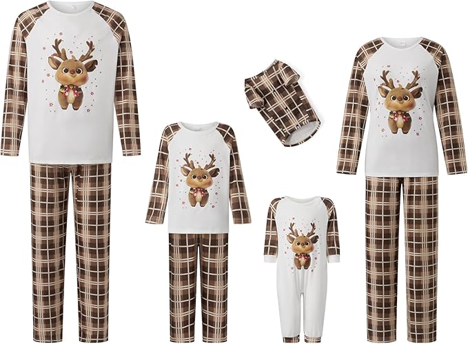 2024 Family Matching Pajamas Sets - Christmas Pjs Sleepwear Outfits for Holiday & Xmas Party
