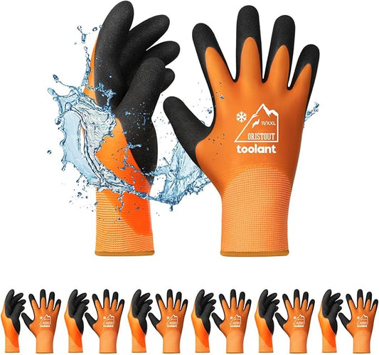 Waterproof Winter Work Gloves for Men and Women, Touchscreen, Freezer Gloves, Thermal Insulated, for Cold Weather