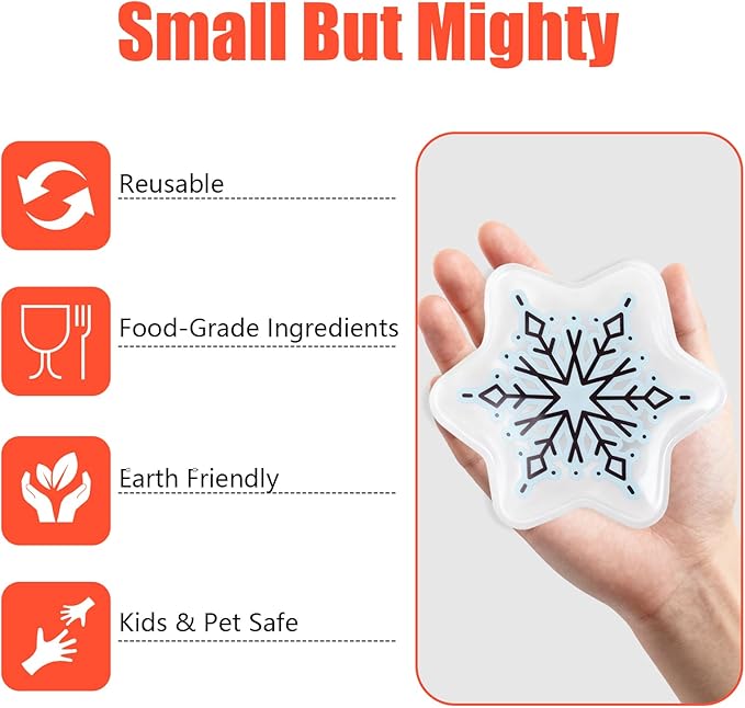 Reusable Hand Warmers, Pocket Heat Packs - Fast Heating & Long-Lasting Cycle Heat Packs for Outdoor Camping, Hiking & Golf - Compact Pocket-Sized Warmers