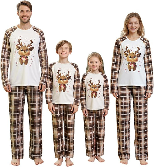 2024 Family Matching Pajamas Sets - Christmas Pjs Sleepwear Outfits for Holiday & Xmas Party