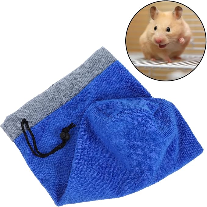 Ferret Grooming Accessories Small Pet Bathrobe Flannel Bath Towel Soft for Skin Easy Cleaning Use