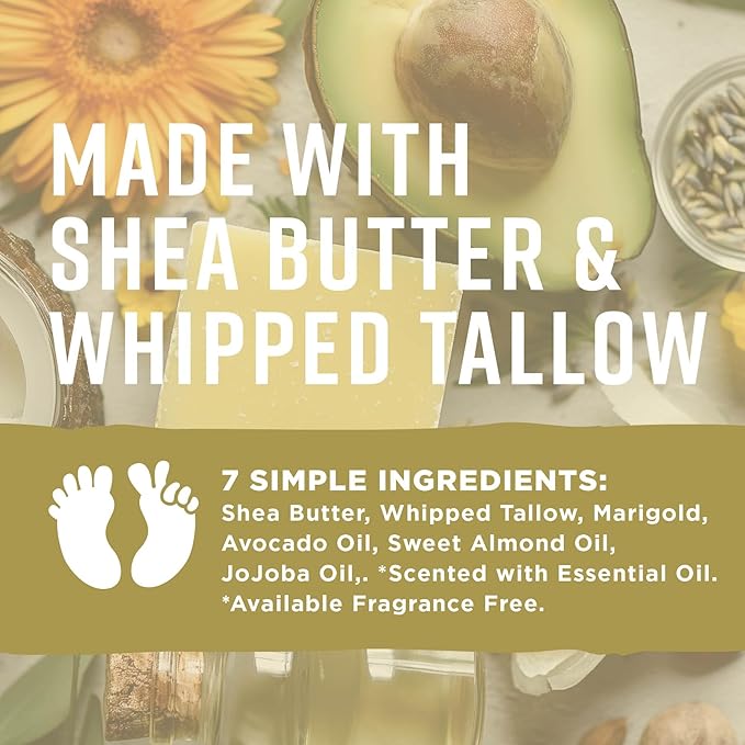 Sun & Done Whipped Beef Tallow for Skin - After Sun Care with 7 Simple Ingredients Including Shea Butter & Coconut | Sun Burn Cream, After Tanning Lotion, After Sun Lotion, Gel, Moisturizer