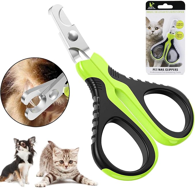 VICTHY Pet Nail Clippers for Small Animals, Dog/Cat Nail Clippers Claw Toenail Trimmer, Professional Home Grooming Tool for Cat/Dog/Kitten/Puppy/Bunny/Rabbit/Bird/Ferret