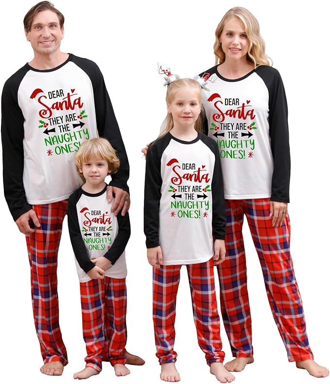 WephuPSho Christmas Family Matching Pajamas, Festive Xmas Jammies Sets for the Whole Family, Holiday Pjs Christmas