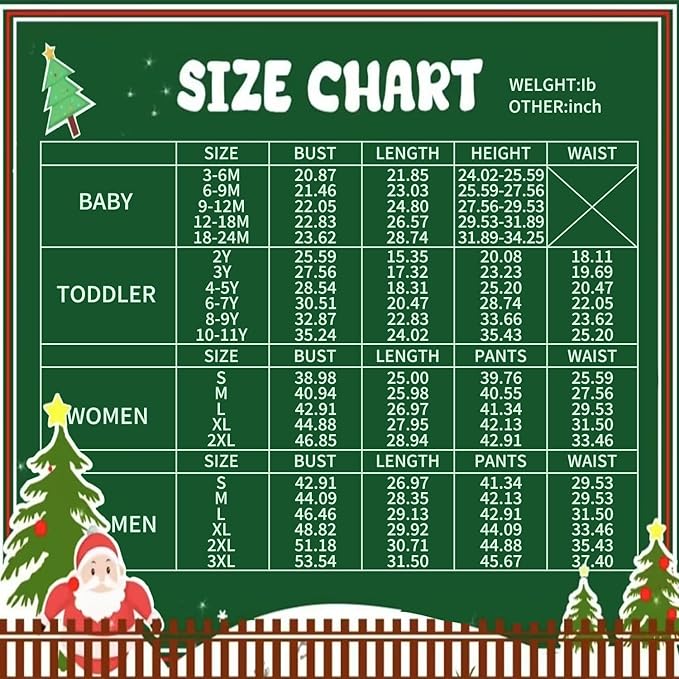 TEERAPHIQUE Christmas Pajamas for Family,Family Holiday Pajamas Matching Sets,Xmas Jammies for Couples