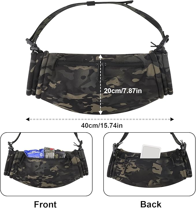 PETAC GEAR Tactical Hand Warmer,Portable Drop Hanger Waist Handwarmer Pouch for Hunting Golf Camping Fishing, Hiking, Football Winter Outdoor Field Survival.