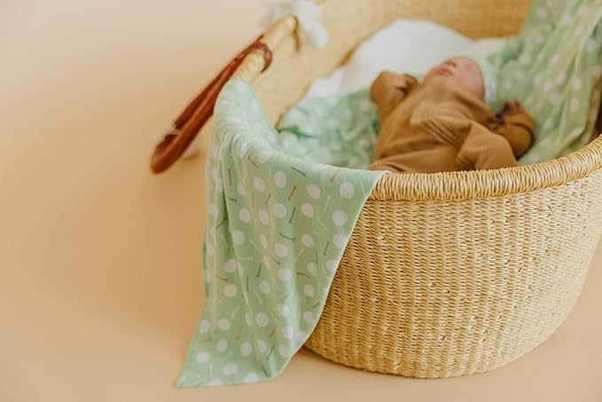 Copper Pearl Baby Swaddle Blanket - Premium Knit Baby Blanket, Large Soft Stretchy Receiving Blankets for Baby Boy and Girl, Swaddles for Newborn, Infant, and Toddler (Bogey)