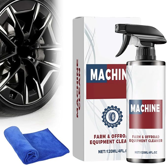 Heavy-duty Outdoor All Purpose Cleaner, 2025 Upgrade Machine Clean Spray, Multi-surface Portable Cleaners, Farm Equipment Durable Cleaner for Agricultural Field, Automotive Cleaners for Car Owners (1)