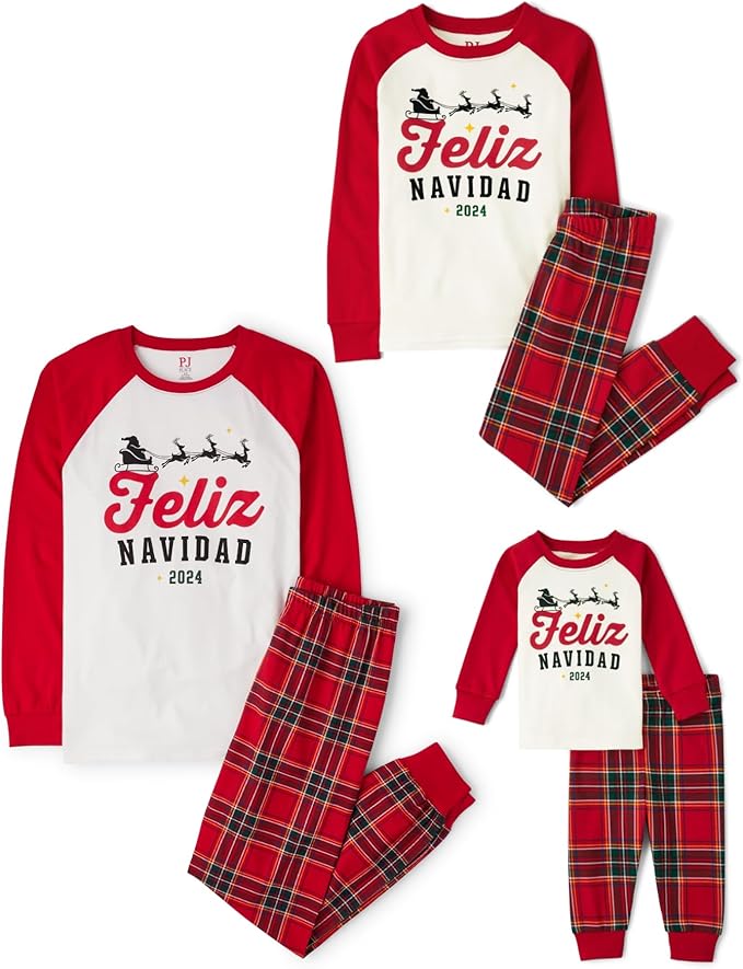 The Children's Place Kids' Holiday Long Sleeve Pajamas