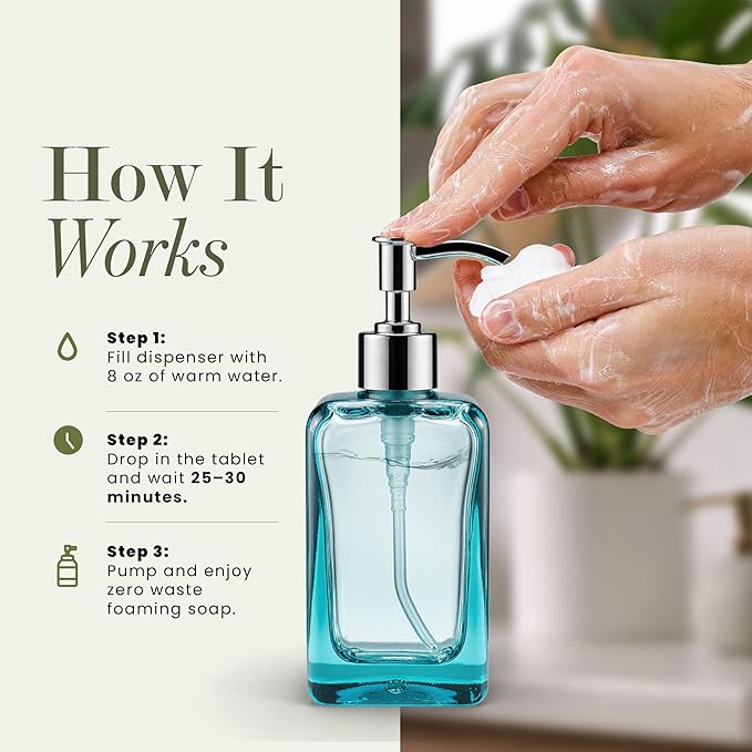 Foaming Hand Soap Refills – Rich, Moisturizing Lather in Lavender Scent, Works with Dispensers, 10 count