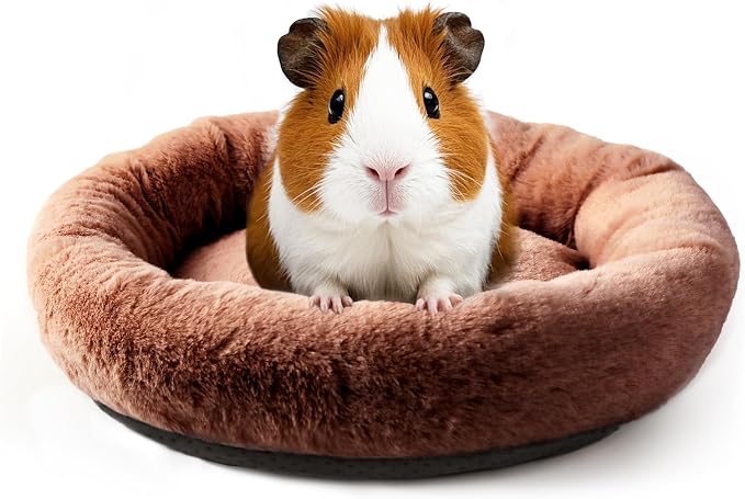 FEBSNOW Guinea Pig Bed, Soft Fleece Hamster Bed for Small Animals | Washable Warm Fleece Material, For Guinea Pigs and Hamsters Other Small Animal, Cosy Sleeping , Anti-Slip Bottom