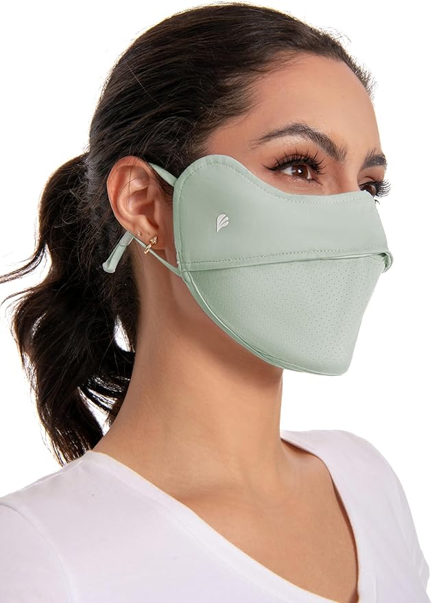 UPF 50+ UV Sun Protection Face Cover/Neck Balaclava Reusable Face Mask Dustproof Cooling Breathable