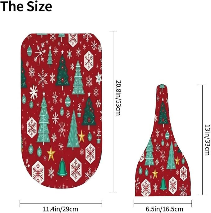 Christmas Baby Swaddle Blanket and Hat Set for Newborn Boys Girls Soft Infant Wrap Sleep 0-6 Months Happy Holidays