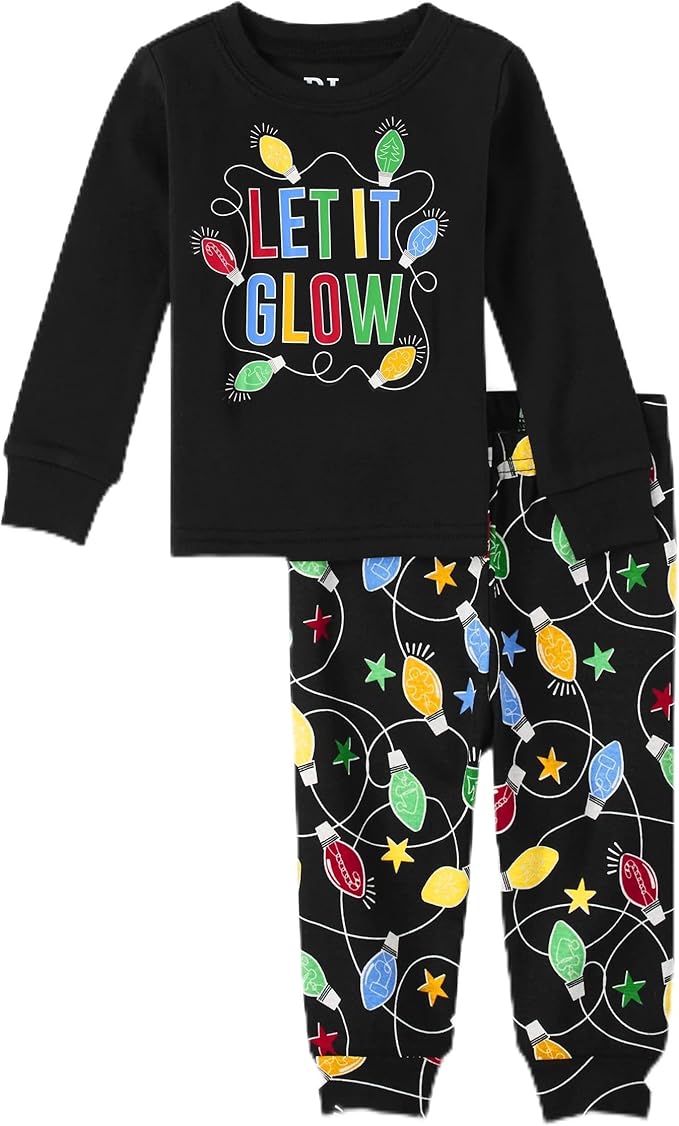 The Children’s Place Family Matching, Christmas and Holiday Pajama Sets, Cotton