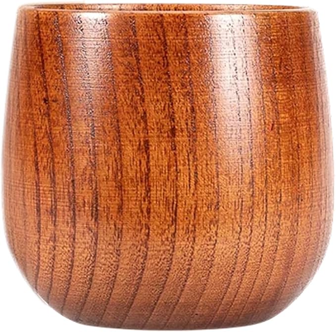 Wooden Whiskey Glass Gifts For Men - Charred Wood Bourbon Whiskey Glasses, Perfect for Men Who Have Everything, Gift for Dad or Boyfriend on Father's Day, Birthday, Christmas, Thanksgiving (1 Pack)