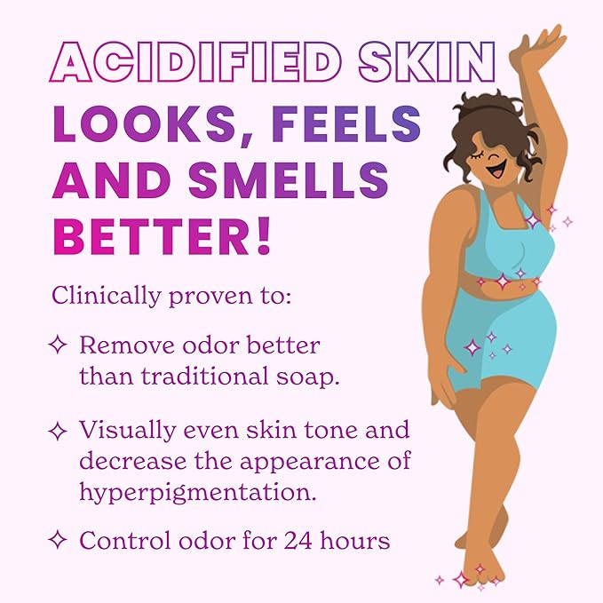 Lume Acidified Body Wash - 24 Hour Odor Control - Removes Odor Better than Soap - Moisturizing Formula - Formulated Without SLS or Parabens - OB/GYN Developed - 8.5 ounce (Pack of 2) (Lavender Sage)