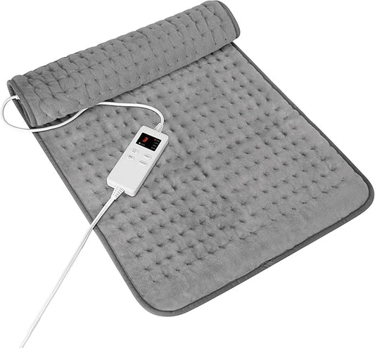 Heating Pad for Period Cramps, Heating Pad for Back/Neck/Shoulder Muscle Pain, 6 Heating & 4 Timer Setting, Birthday Christmas Gifts for Women Mom