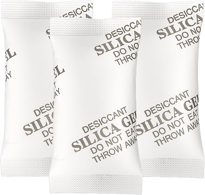 MakMeFre 20Gram(30Packets) Food Grade Moisture Absorbers Silica Gel Packs Desiccant for Moisture Storage Control