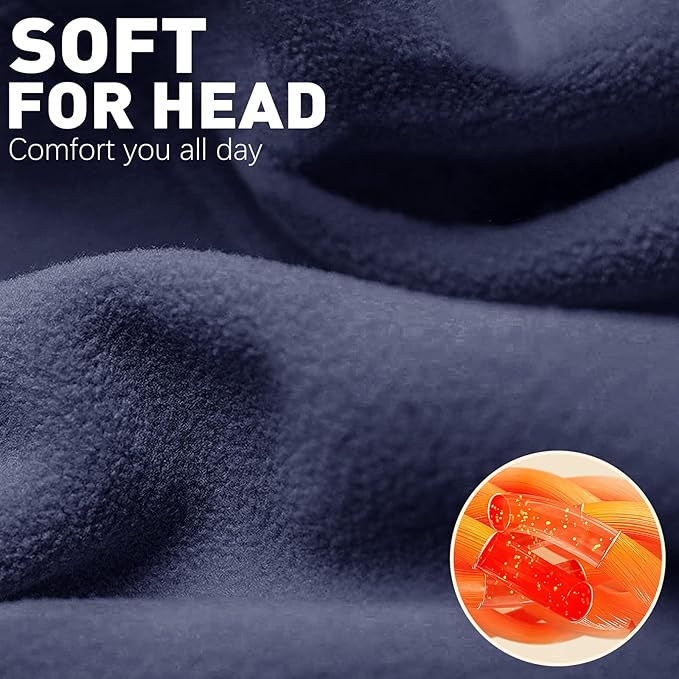 JOEYOUNG Fleece Ear Warmers for Men Women Kids - Winter Headband Ear Muffs Ear Covers for Cold Weather Running Cycling Ski