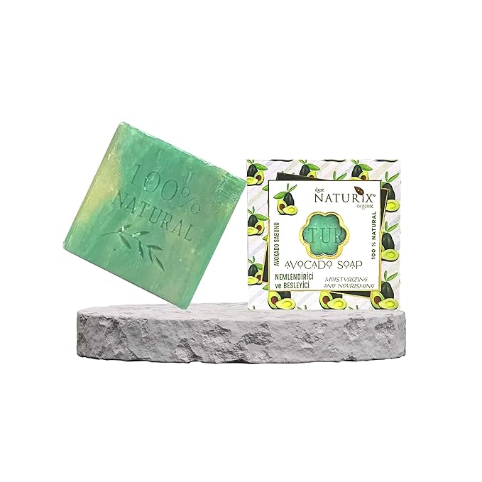 Avocado Organic Bar Soap Moisturizing Soap Made from Natural Oil | Hair Hand Face Body Bath Wash | Skin Care Cleanser Shampoo