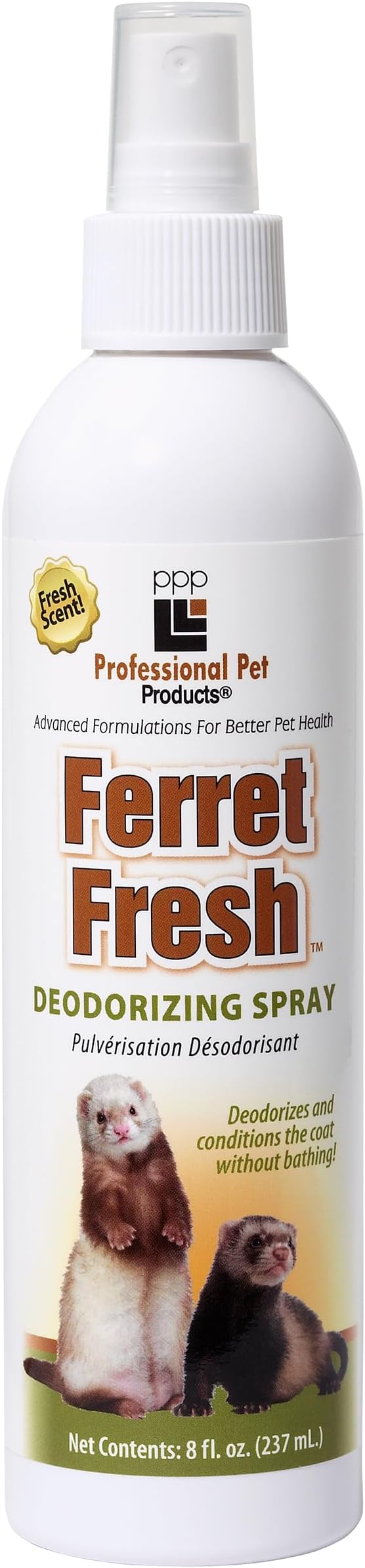 PPP Pet Ferret Fresh Deodorizing Spray, 8-Ounce