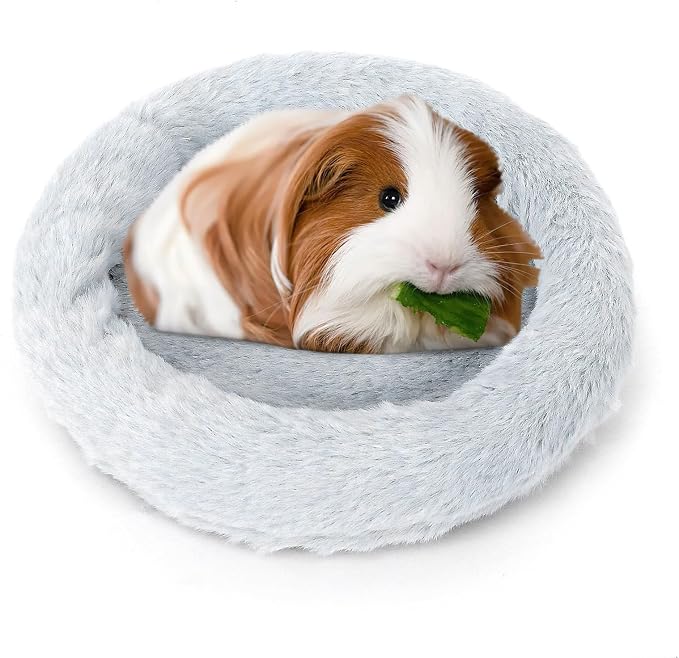 FEBSNOW Guinea Pig Bed, Soft Fleece Hamster Bed for Small Animals | Washable Warm Fleece Material, For Guinea Pigs and Hamsters, Cosy Sleeping and Hiding Spot, Anti-Slip Bottom