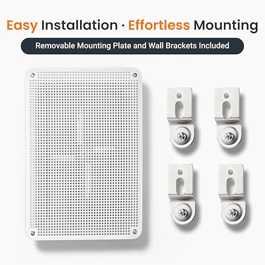 QILIPSU Waterproof Junction Box IP67 Outdoor Plastic Electrical Project Enclosure Weatherproof with Inner Door, Mounting Plate, Wall Brackets, Hinged Grey Cover 14.6"x10.6"x5.9" -D