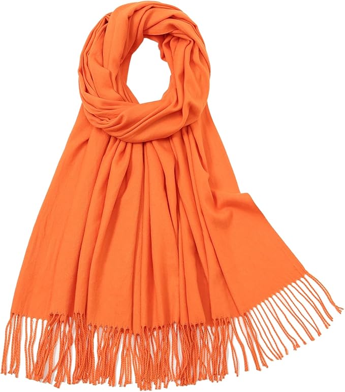 RIIQIICHY Women's Scarf Pashmina Shawls and Wraps for Evening Dress Bridesmaid Wedding Bridal Winter Warm Long Large Scarves