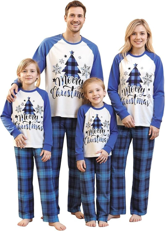Christmas Family Pajamas Matching Sets, Matching Christmas Pjs For Family and Dog, Holidays Jammies Family Pjs Set