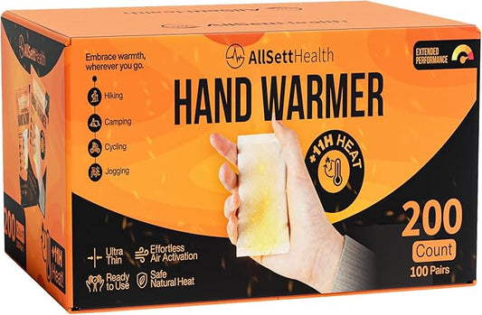 Natural Hand Warmers Disposable - Air Activated 11 Hours of Consistent Natural Heat Handwarmers Pack - Easy Activation | Portable Hot Hands Hand Warmers Bulk, Hot Heat Pack